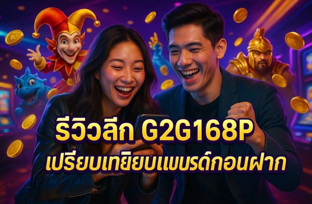 รีวิวลึก G2G168P เปรียบเทียบแบรนด์ก่อนฝาก