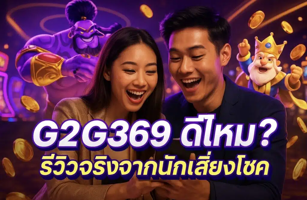 G2G369 ดีไหม รีวิวจริงจากนักเสี่ยงโชค